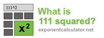 111 squared