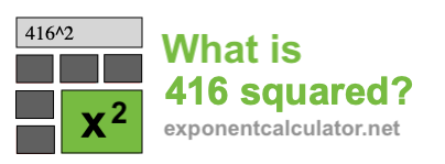 416 squared